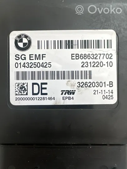 BMW 3 F30 F35 F31 Module de commande de frein à main 6863277