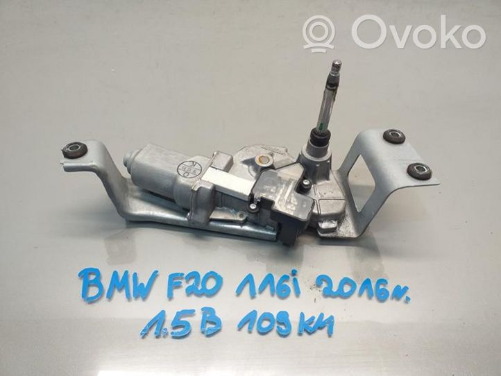BMW 1 F20 F21 Mécanisme d'essuie-glace arrière 
