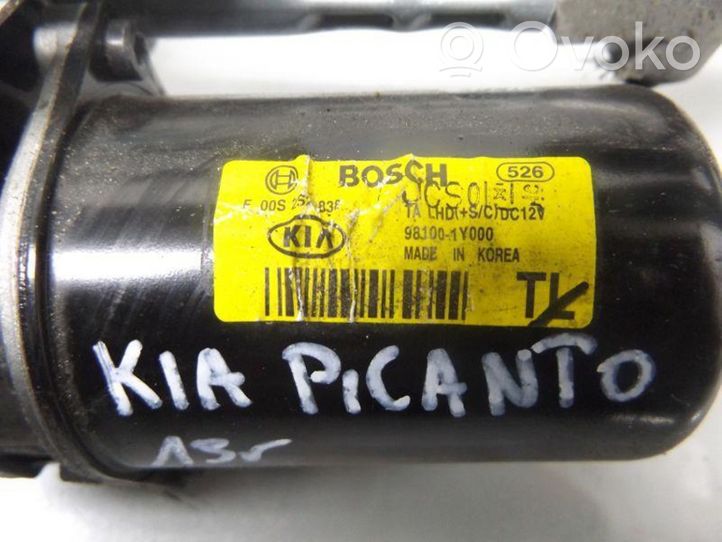 KIA Picanto Etupyyhkimen vivusto ja moottori 