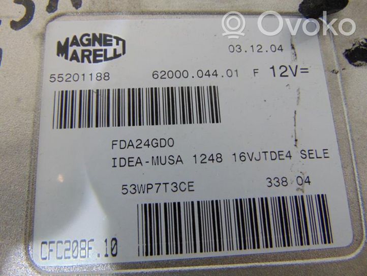 Lancia Musa Motorsteuergerät ECU 55201188