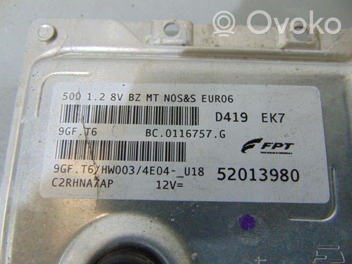 Fiat 500E Unité de commande, module ECU de moteur 