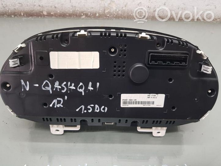 Nissan Qashqai Compteur de vitesse tableau de bord VPAASF-10849-LCN