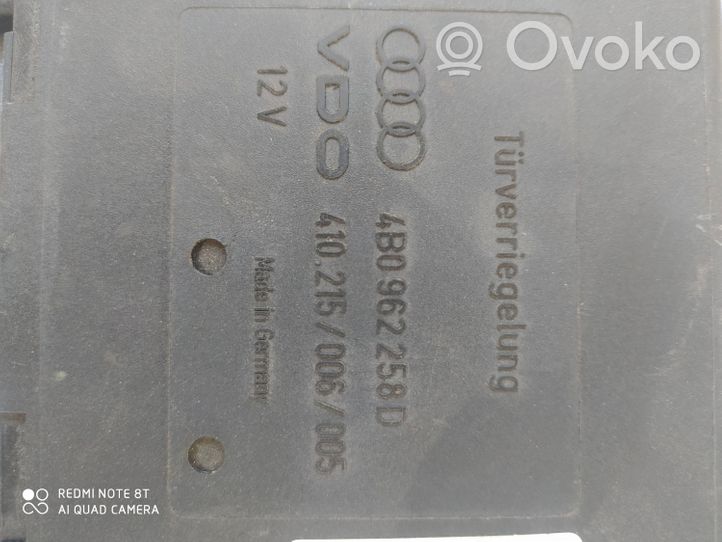 Audi A6 S6 C5 4B Mukavuusmoduuli 4B0962258D