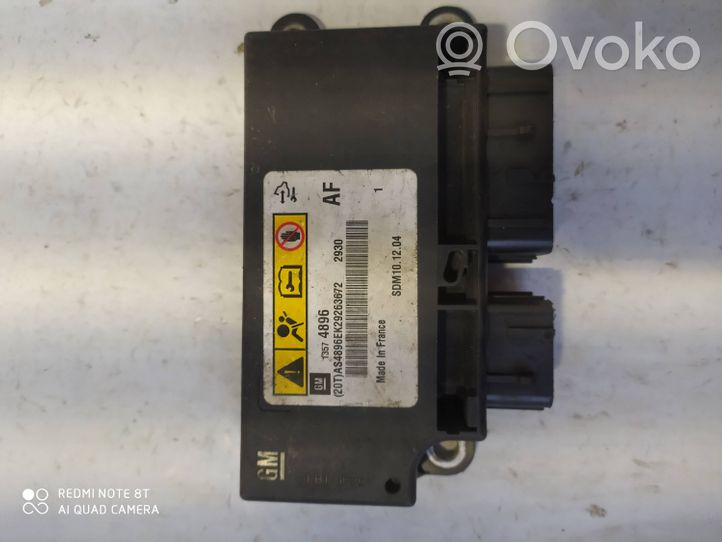 Opel Astra J Centralina/modulo airbag 13574896