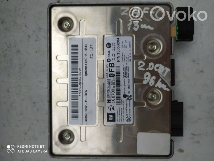 Opel Zafira C Bluetooth control unit module 13353284