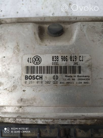 Volkswagen Bora Moottorin ohjainlaite/moduuli 038906019CJ