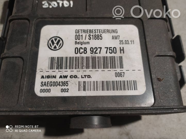 Volkswagen Touareg II Unidad de control/módulo de la caja de cambios 0C8927750H