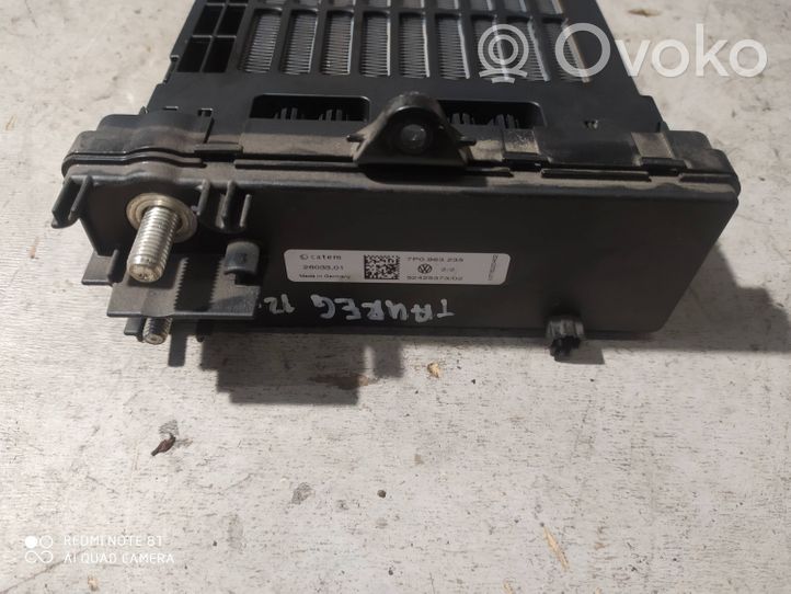 Volkswagen Touareg II Radiateur électrique de chauffage auxiliaire 7P0963235