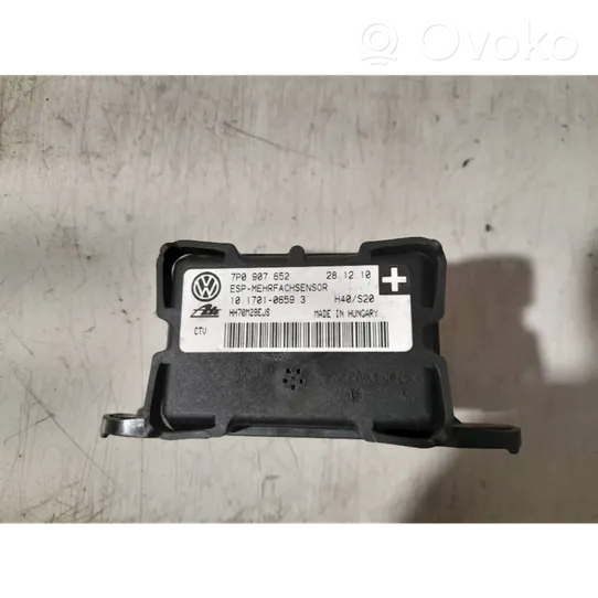 Volkswagen Touareg II Sensore di imbardata accelerazione ESP 7P0907652