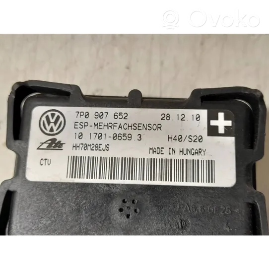 Volkswagen Touareg II Sensore di imbardata accelerazione ESP 7P0907652