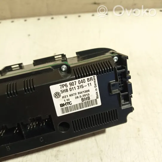 Volkswagen Touareg II Climate control unit 7P6907040BR