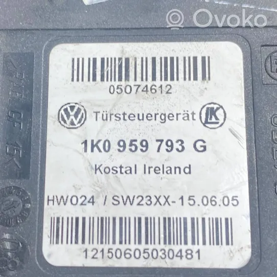 Volkswagen PASSAT B6 Motorino alzacristalli della portiera anteriore 1K0959793G