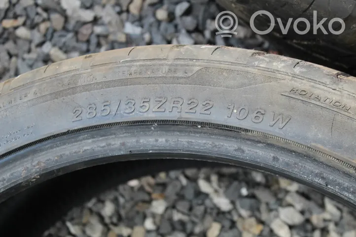 BMW X5 E70 R22 summer tire 