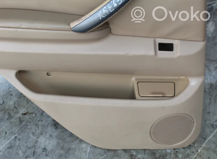 BMW X5 E53 Boczek / Tapicerka drzwi tylnych 