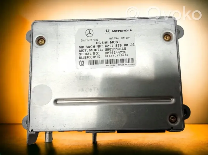 Mercedes-Benz CLS C219 Motorsteuergerät/-modul 2118700026