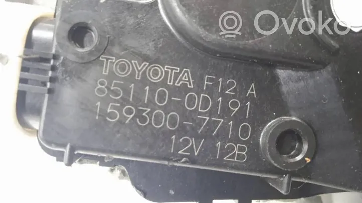 Toyota Yaris Motor y varillaje del limpiaparabrisas delantero 85110-0D91