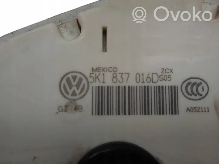 Volkswagen Jetta VI Priekšpusē slēdzene 5K1837016D