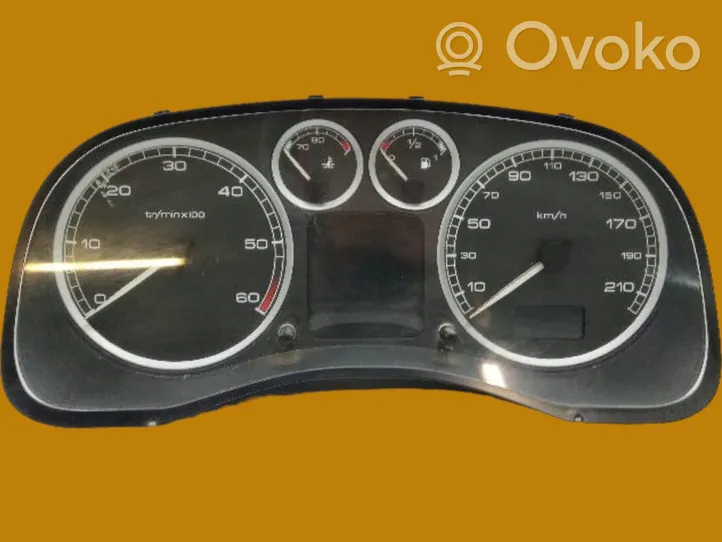 Peugeot 307 Compteur de vitesse tableau de bord 9636708880