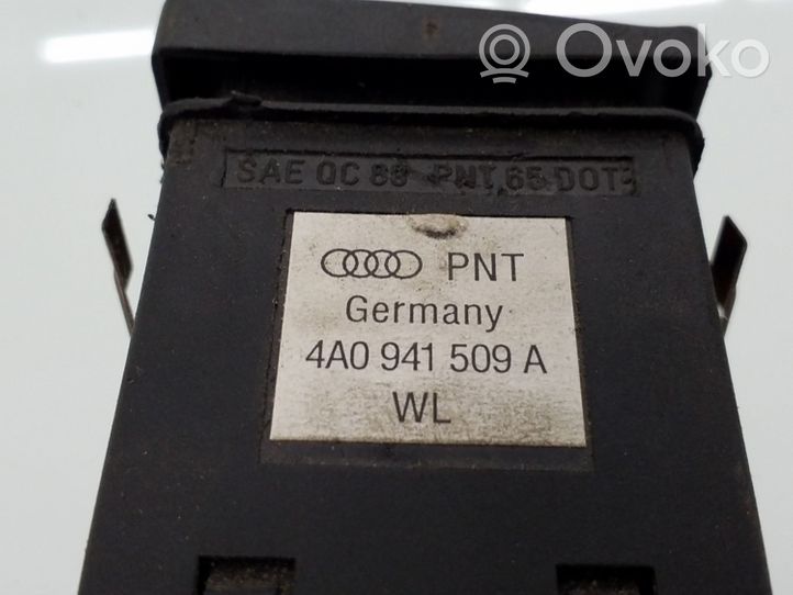 Audi A6 S6 C4 4A Hazard light switch 4A0941509A