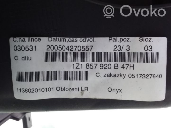 Skoda Octavia Mk2 (1Z) Element deski rozdzielczej / dół 1Z1857920B