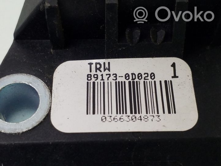 Toyota Yaris Sensor impacto/accidente para activar Airbag 891730D020