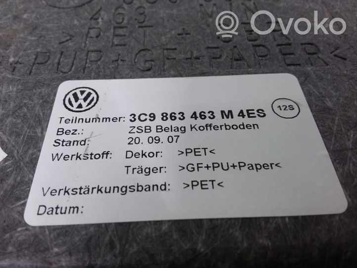 Volkswagen PASSAT B7 Trunk/boot mat liner 3C9863463M