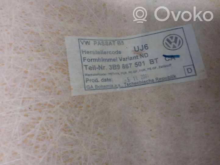 Volkswagen PASSAT B5.5 Rivestimento del tetto 3B9867501BT
