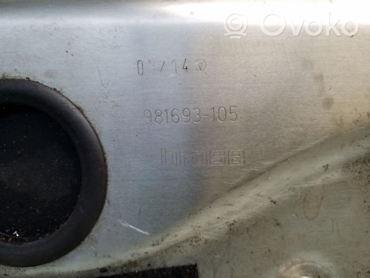 Mercedes-Benz C W204 Fensterhebermechanismus ohne Motor Tür vorne 981693105