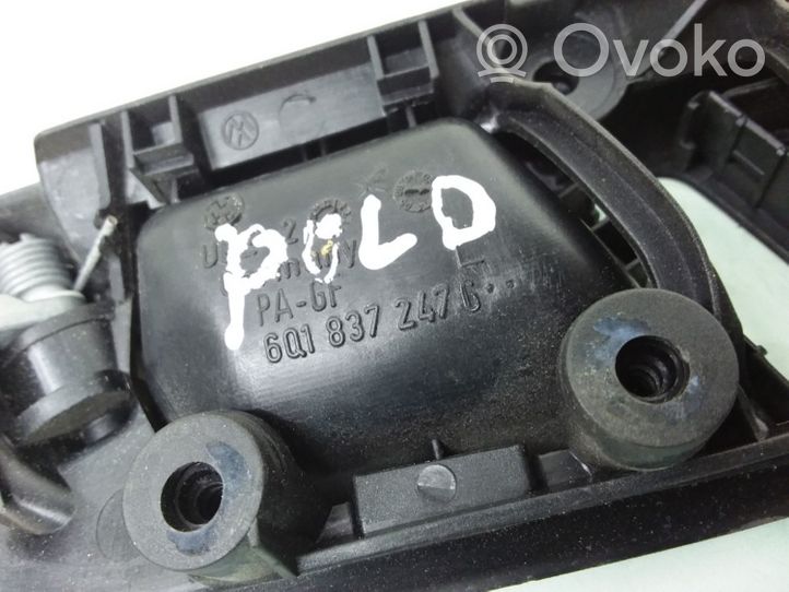 Volkswagen Polo Klamka wewnętrzna drzwi 6Q1837247G