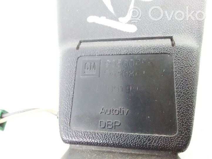 Opel Astra G Front seatbelt buckle 90560655