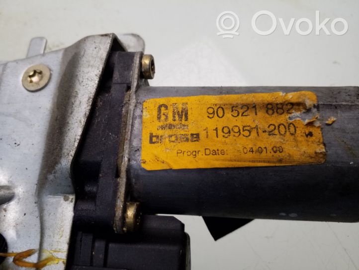 Opel Astra G Regulador de puerta delantera con motor 90521876