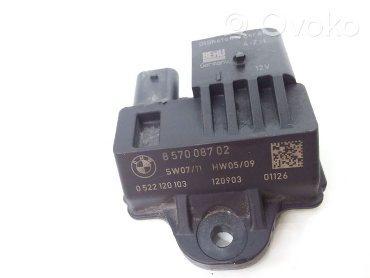 BMW 3 F30 F35 F31 Przekaźnik / Modul układu ogrzewania wstępnego 8570087