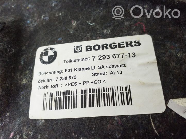 BMW 3 F30 F35 F31 Panneau, garniture de coffre latérale 7293677