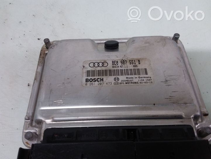 Audi A4 S4 B6 8E 8H Блок управления двигателя 8E0907551B