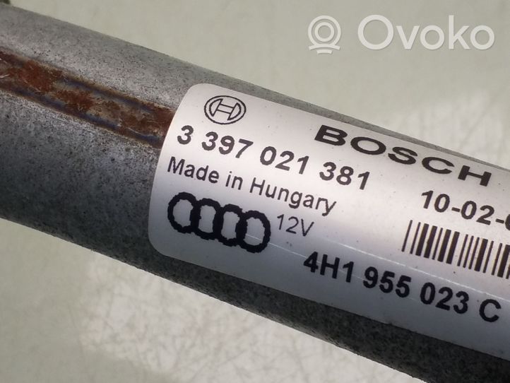 Audi A8 S8 D4 4H Etupyyhkimen vivusto ja moottori 4H1955023C