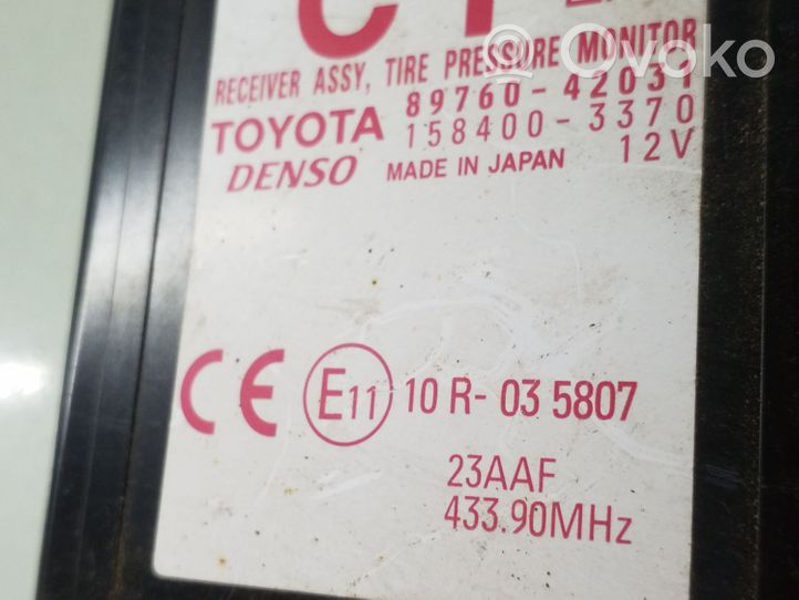 Toyota RAV 4 (XA40) Centralina della pressione pneumatico 8976042031