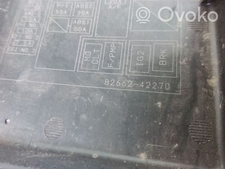 Toyota RAV 4 (XA30) Couvercle de boîte à fusibles 8266242270