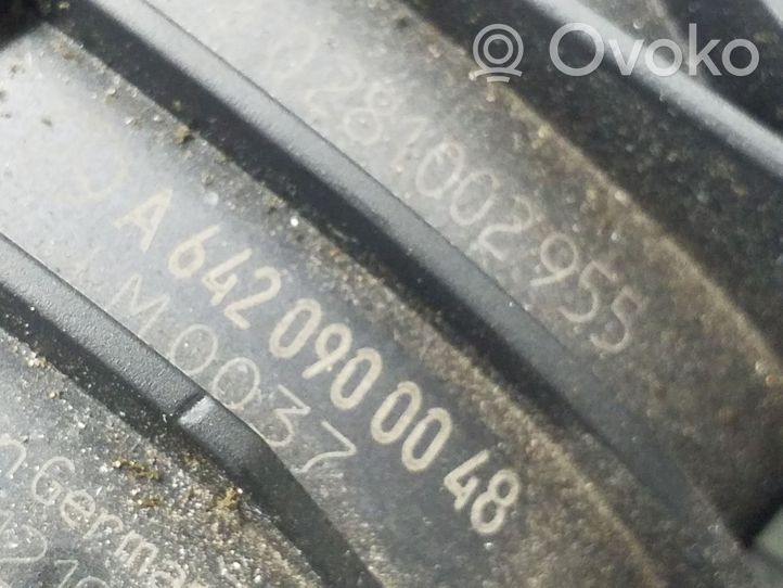 Mercedes-Benz E A207 Oro vamzdis į turbiną A6420901142