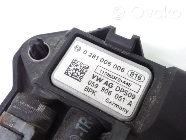 Audi A6 S6 C7 4G Sensore di pressione dei gas di scarico 059906051A