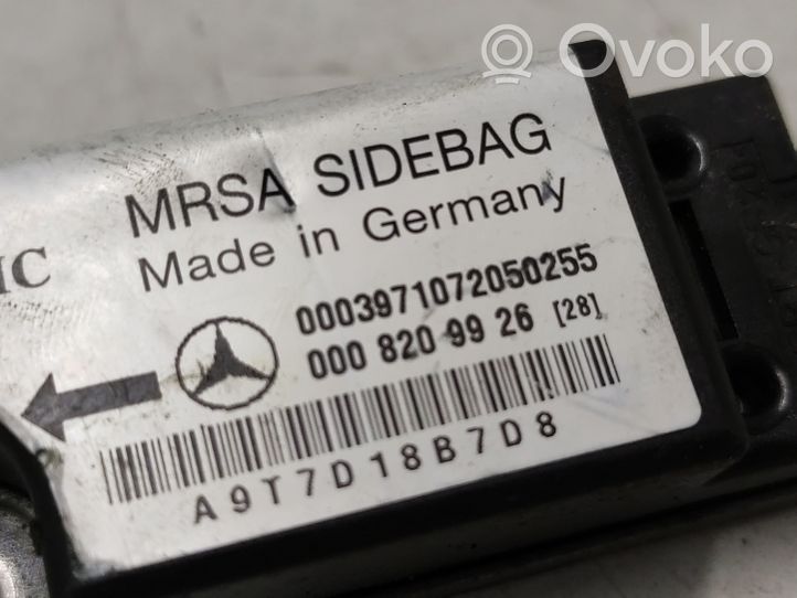 Mercedes-Benz E W210 Sensore d’urto/d'impatto apertura airbag 0008209926