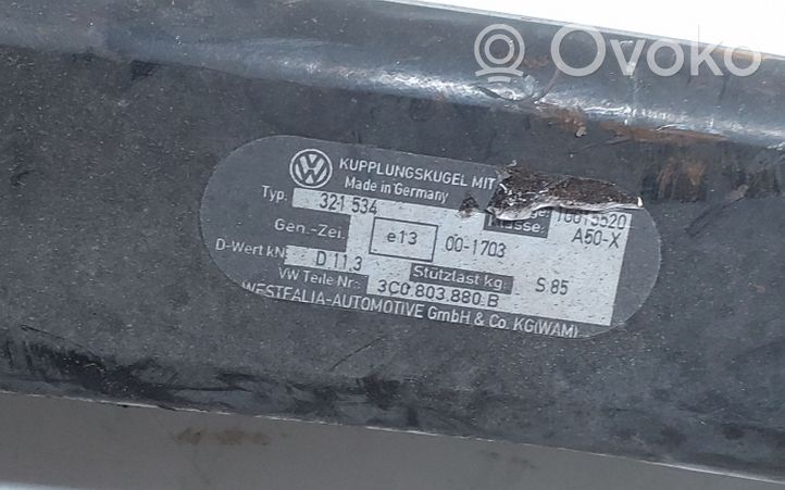 Volkswagen PASSAT B6 Tow bar set 3C0803880B