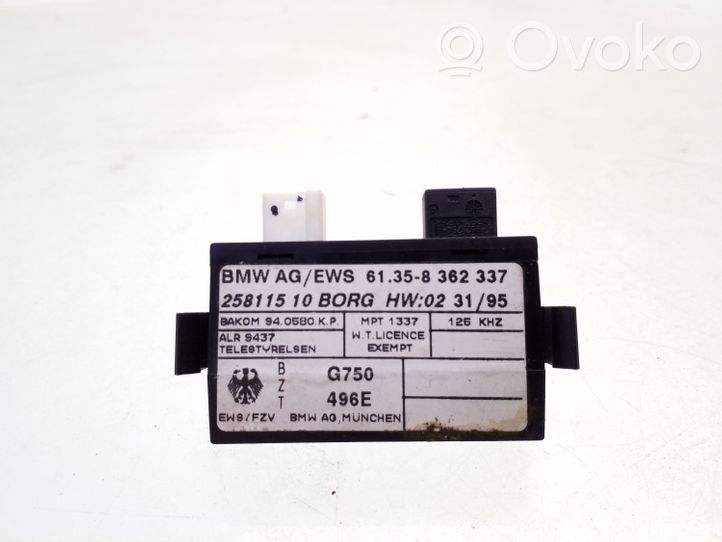 BMW 7 E38 Lettore di codici immobilizzatore (antenna) 61358362337