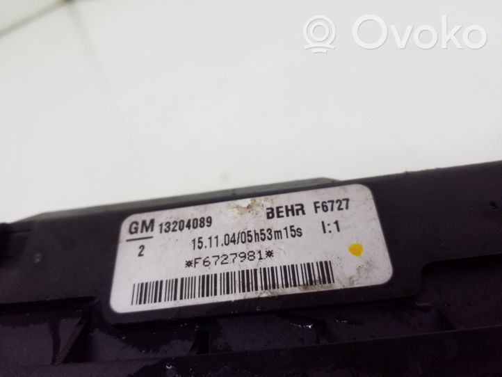 Opel Astra H Elektrinis salono pečiuko radiatorius 13204089