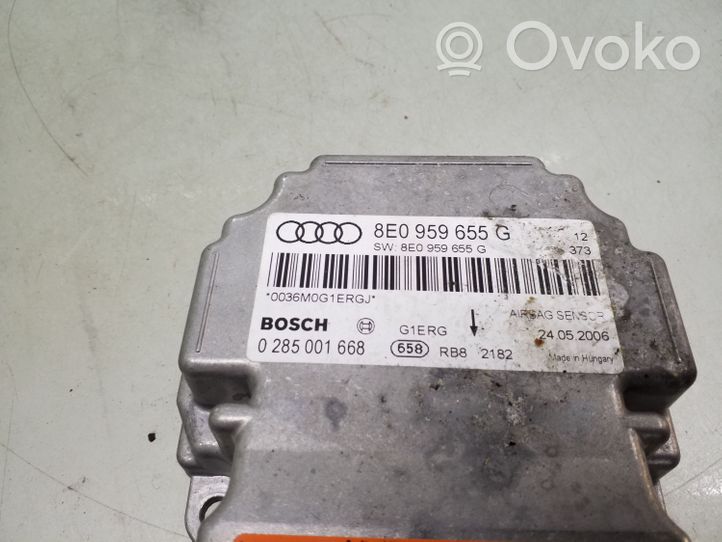 Audi A4 S4 B7 8E 8H Sterownik / Moduł Airbag 8E0959655G