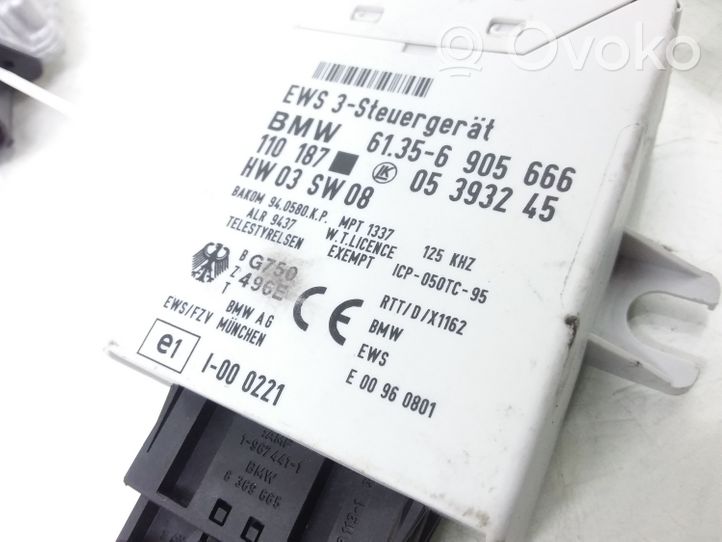 BMW 3 E46 Komputer / Sterownik ECU i komplet kluczy 7541459