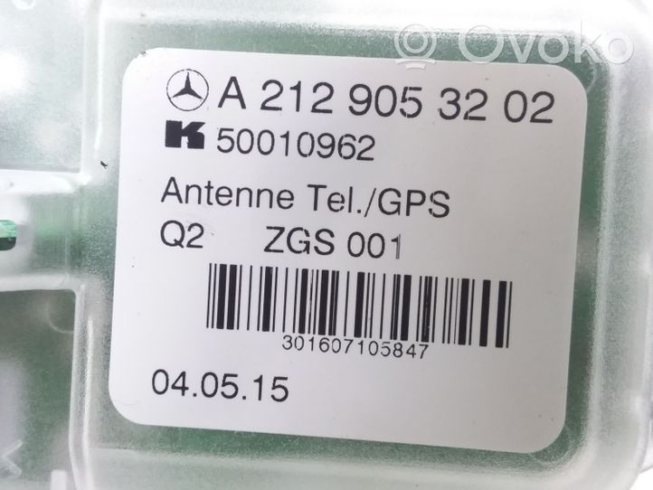 Mercedes-Benz E W212 Antenna GPS A2129053202