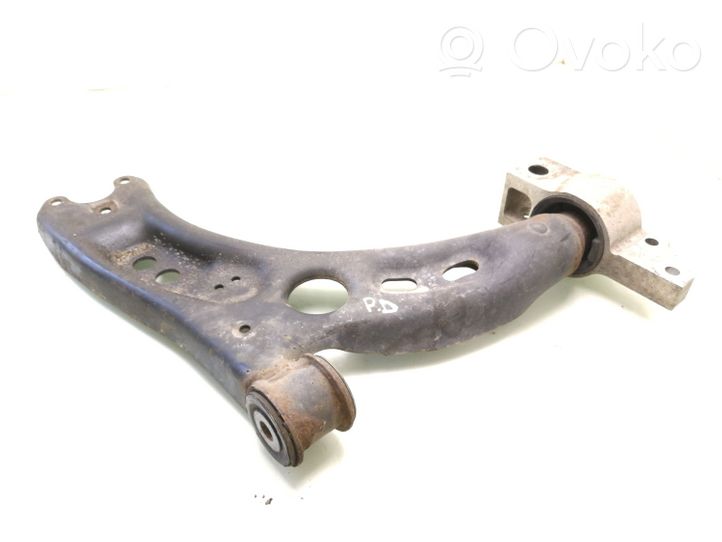 Volkswagen Golf VI Fourchette, bras de suspension inférieur avant 1K0407166C