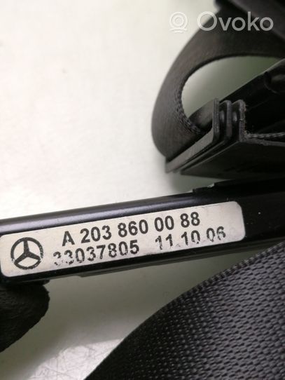 Mercedes-Benz C W203 Ceinture de sécurité avant A2038600486