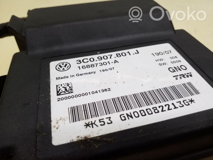 Volkswagen PASSAT B6 Rankinio stabdžio valdymo blokas 3C0907801J