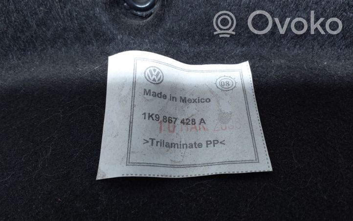 Volkswagen Golf V Apatinis, bagažinės šono, apdailos skydas 1K9867428J